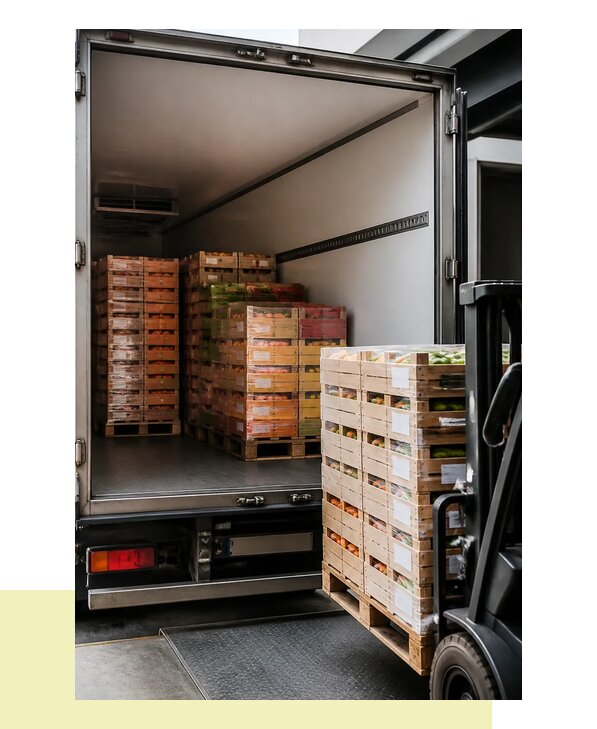 Перевозка сельхозпродукции на паллетах с доставкой в Узловую