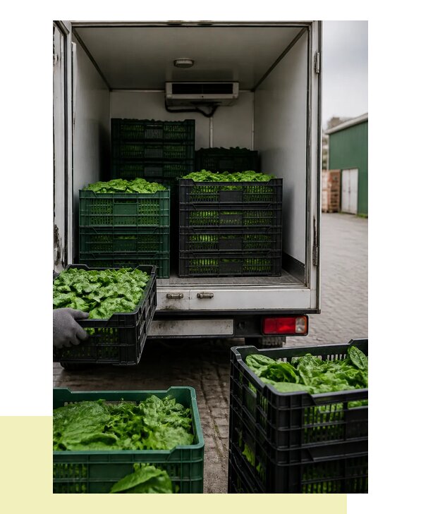 Перевозка шпината в Узловую с сохранением свежести продукции